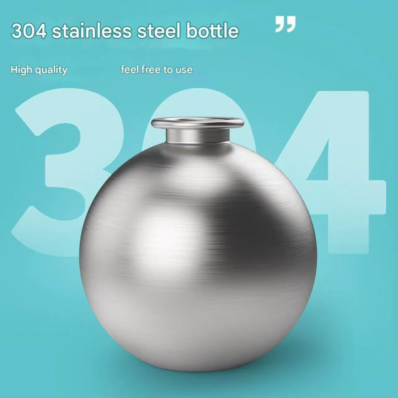 Portable Stainless Steel Leak-Proof Outdoor Travel Folding Silicone Bowl Drinker for Cats Dogs Wholesale Pet Water Bottle